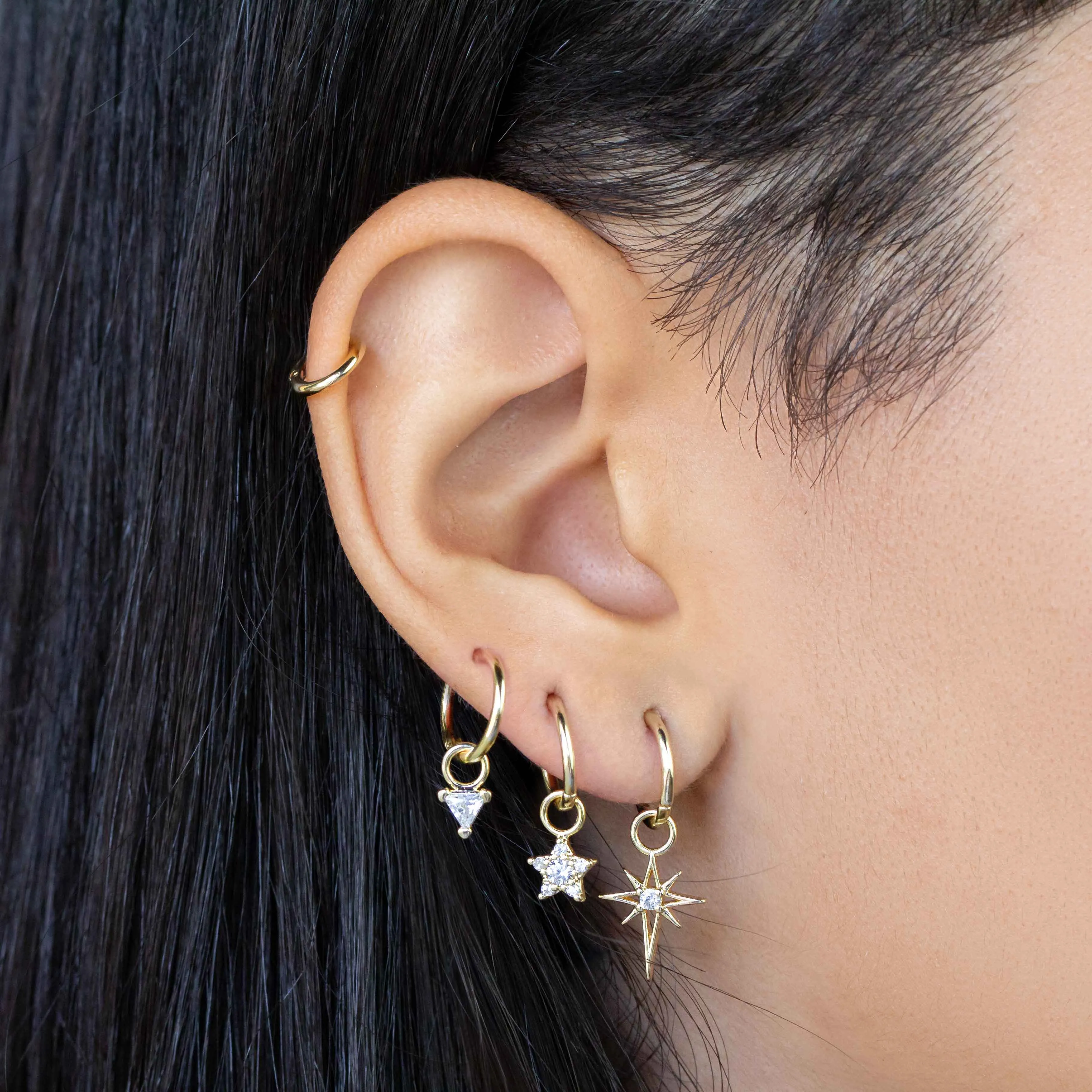 18k Gold-Filled Ear stack Bar