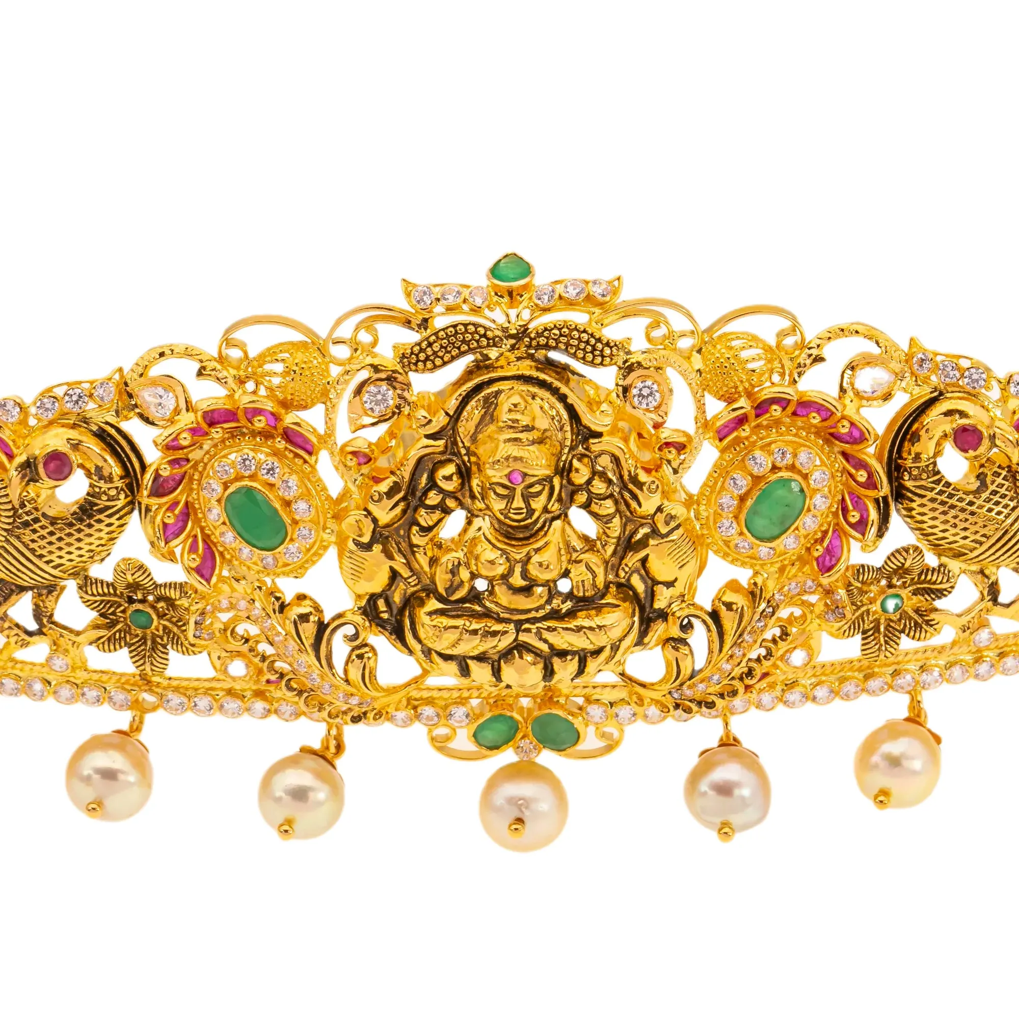 22K Yellow Gold Laxmi Vaddanam Belt (183.9gm)