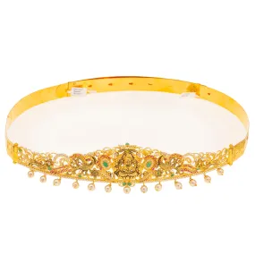 22K Yellow Gold Laxmi Vaddanam Belt (183.9gm)