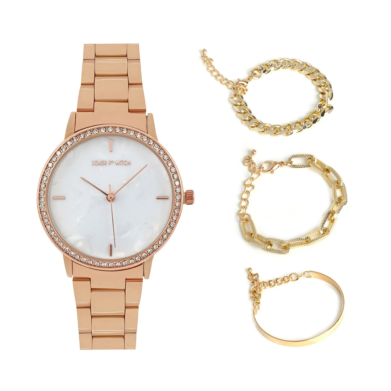 Acai Rosegold Watch Bracelet Stack