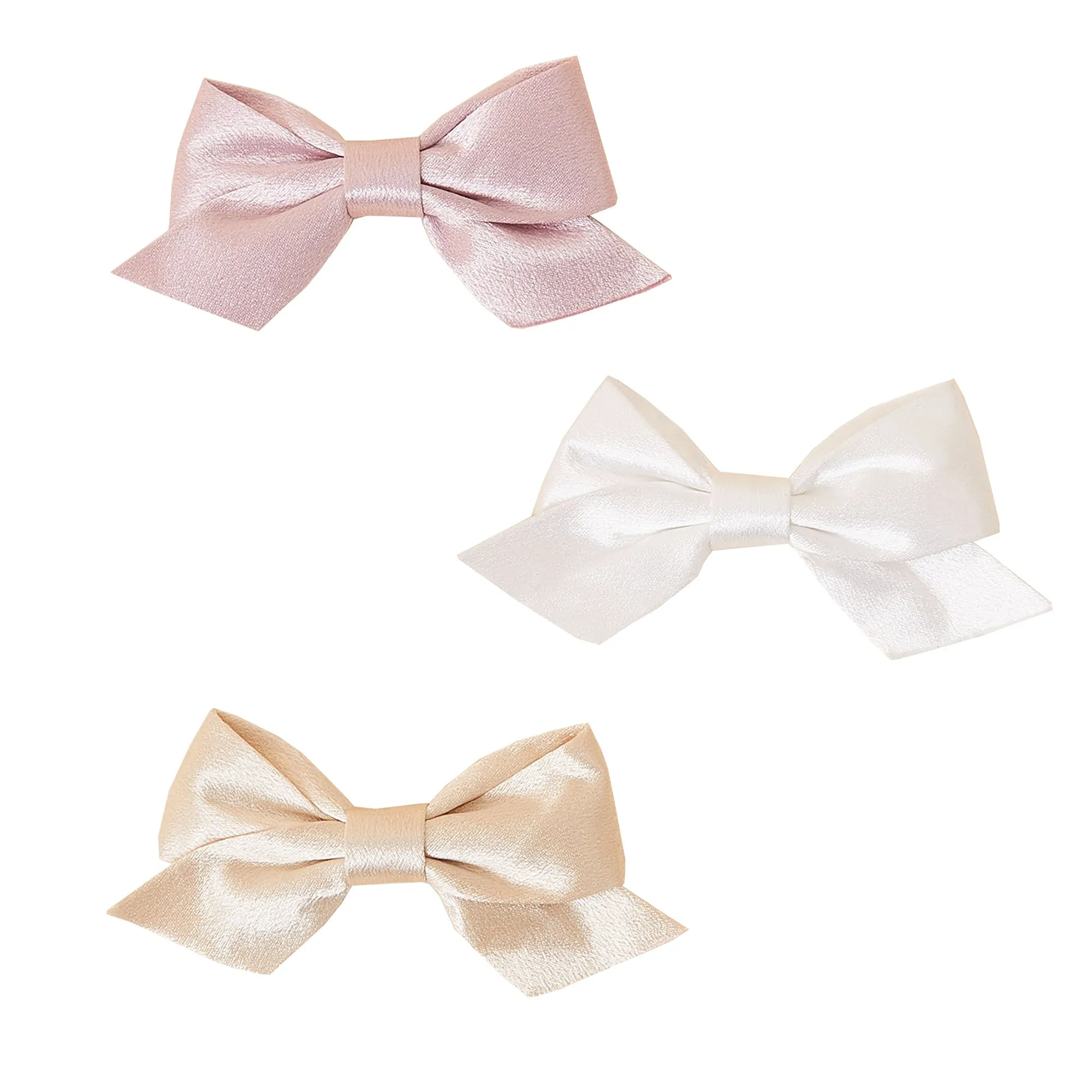 Accessorize London Girl's R 3 X Satin Bows