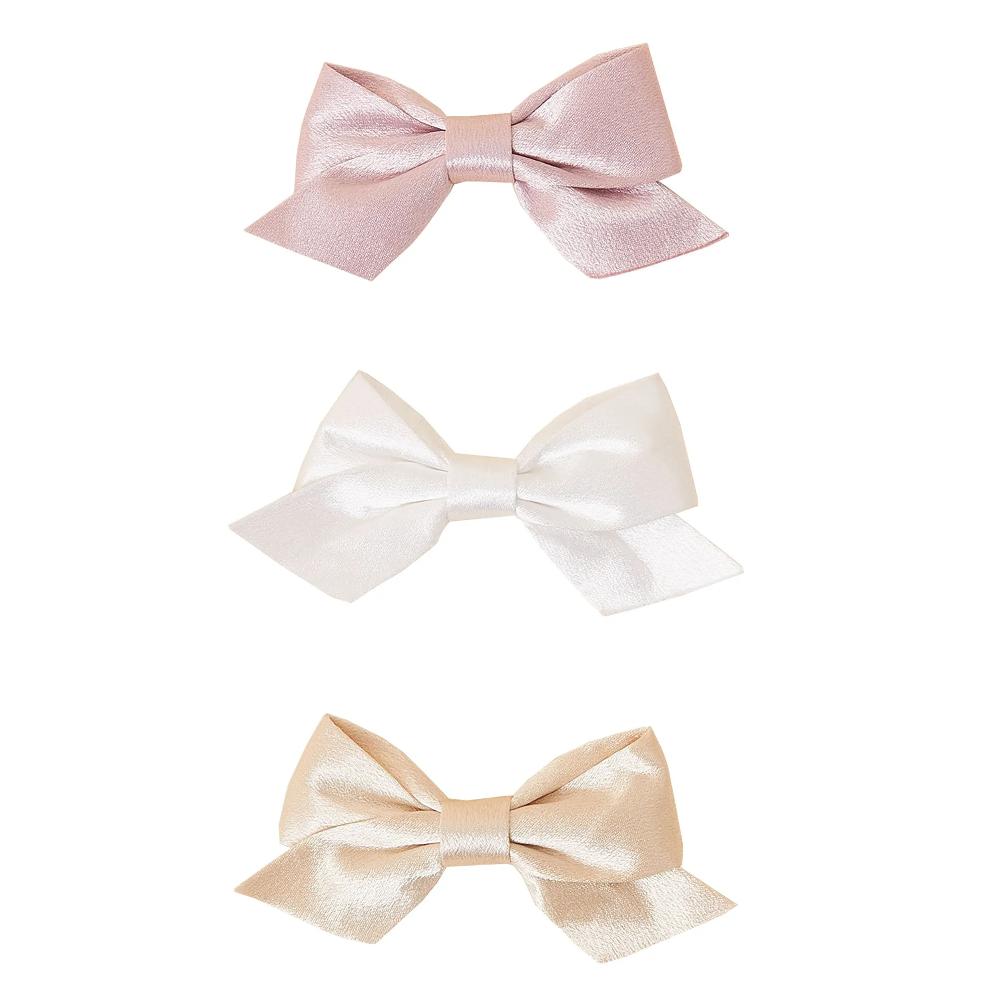 Accessorize London Girl's R 3 X Satin Bows