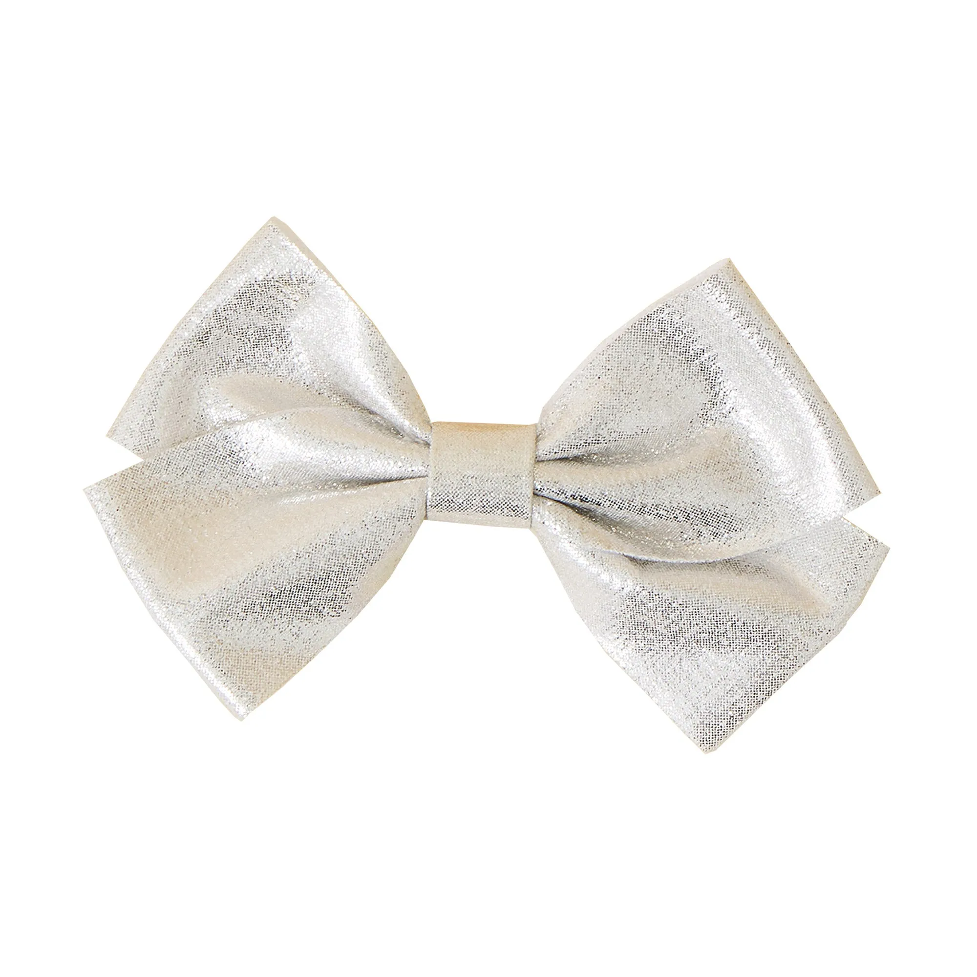 Accessorize London Girl's R Sparkle Bow Barette Silver