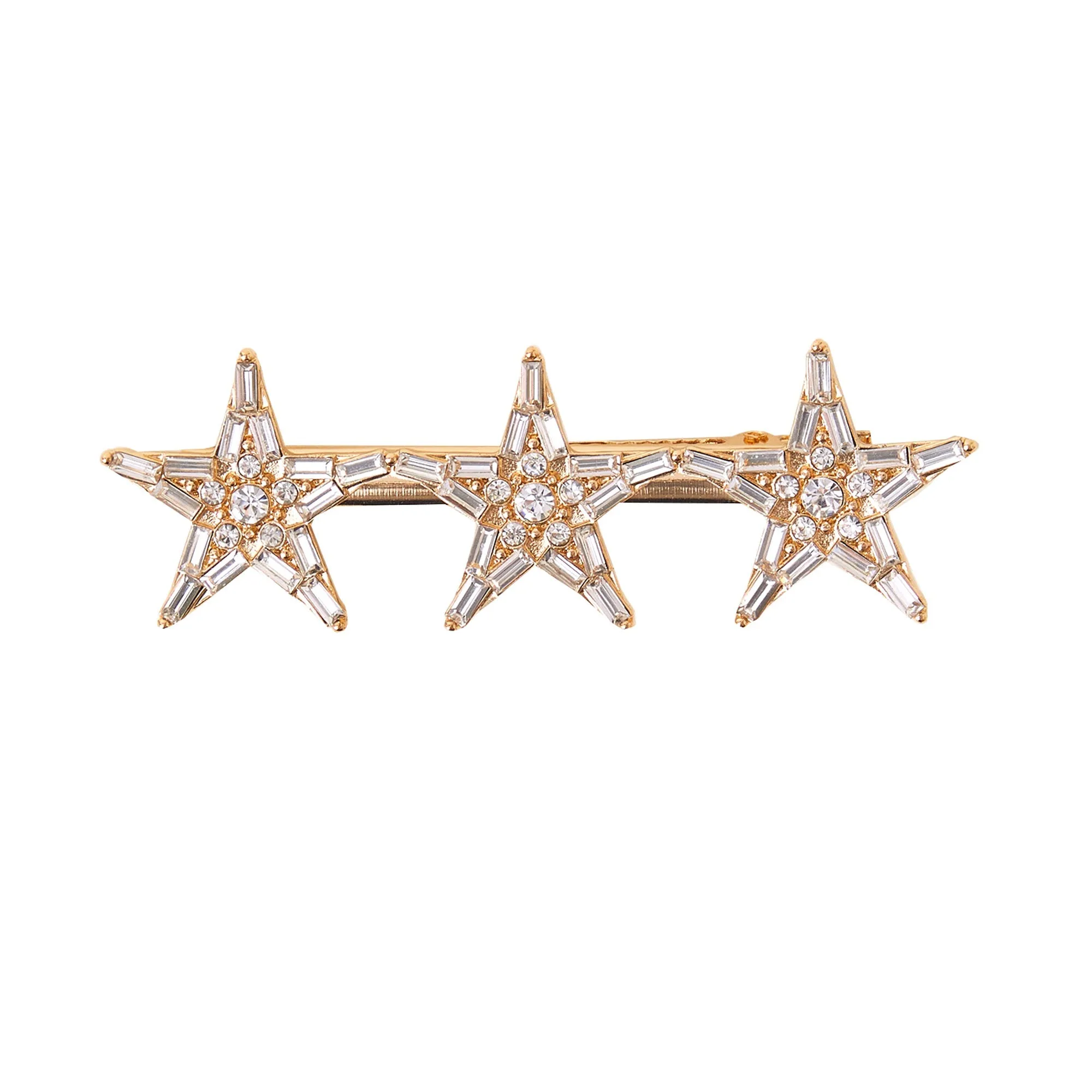 Accessorize London Women's Baguette Stone Star Hair Clip