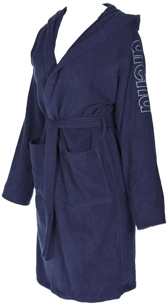 Arena Zeppelin Plus Bathrobe 000234701 navy-white