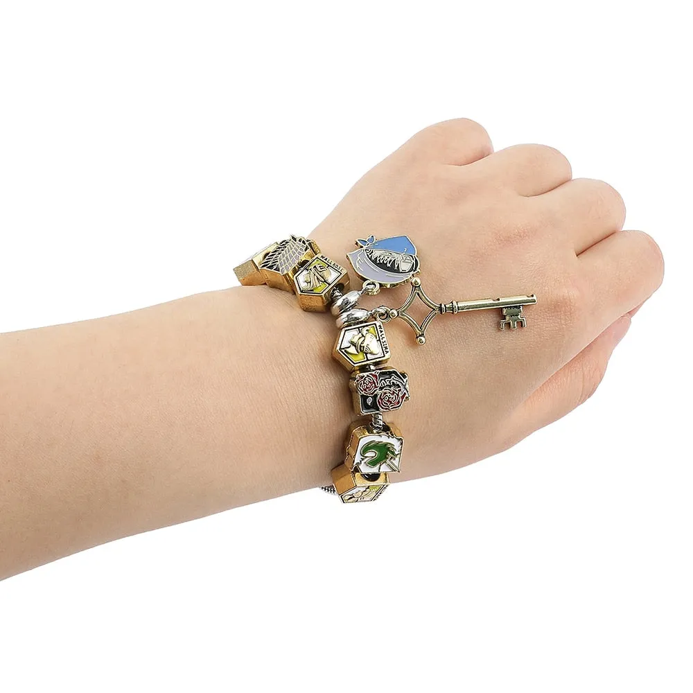 Attack on Titan Charm Bracelet for Women Anime Accessories High Quality