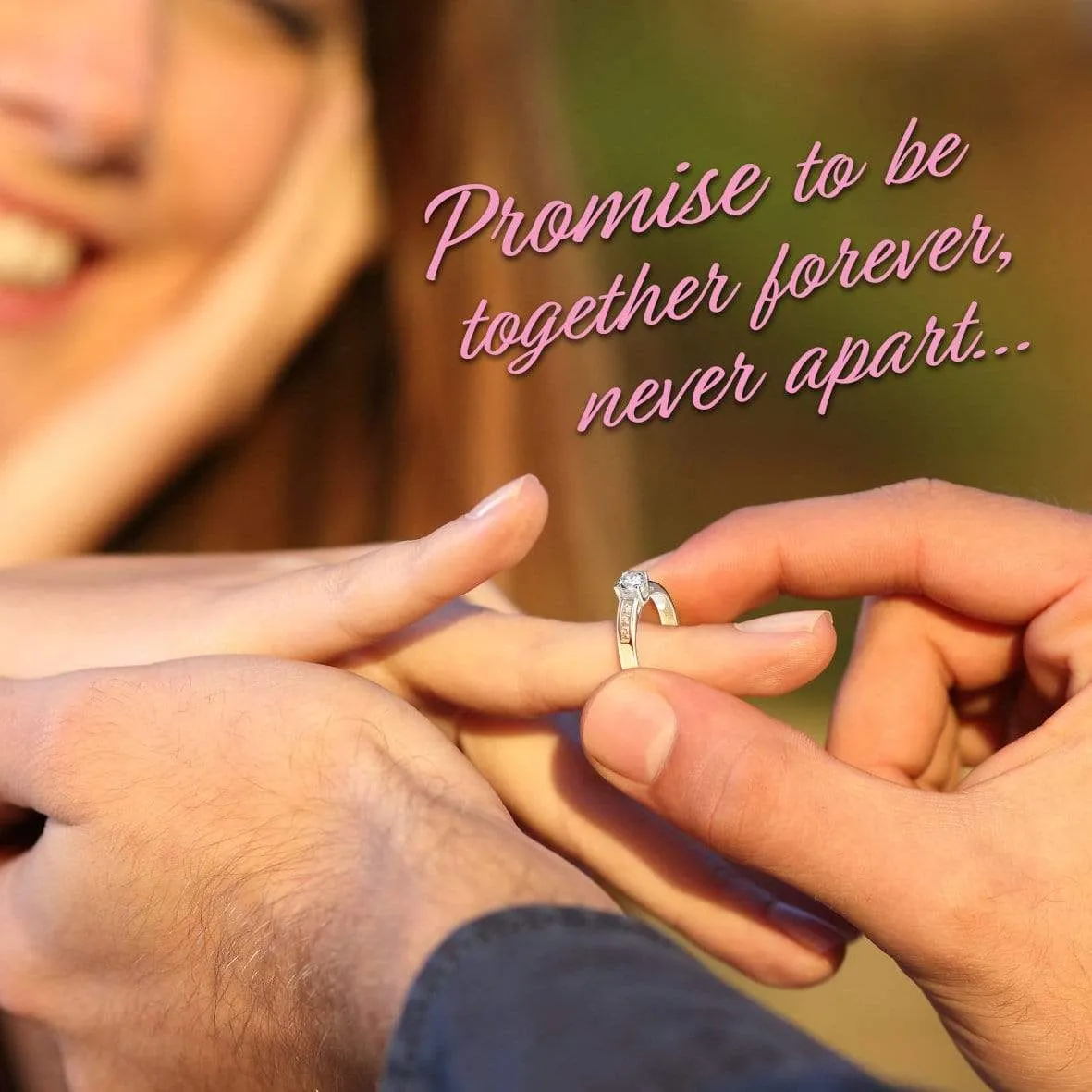 Be Mine Silver Promise Ring