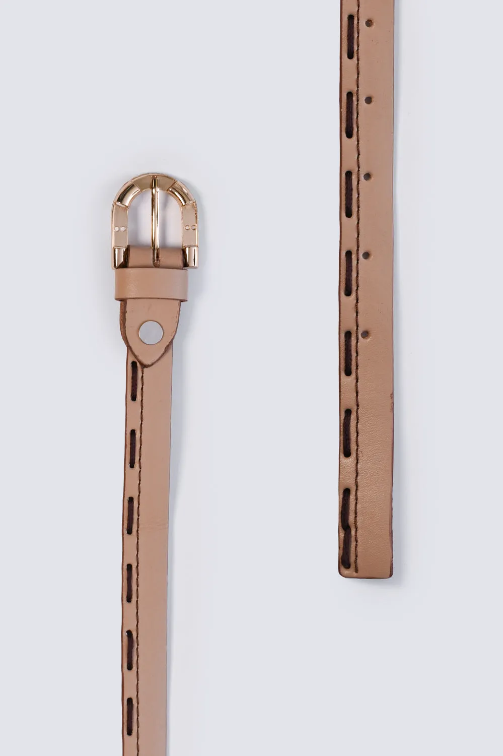 BELT WITH STITCHING DETAIL