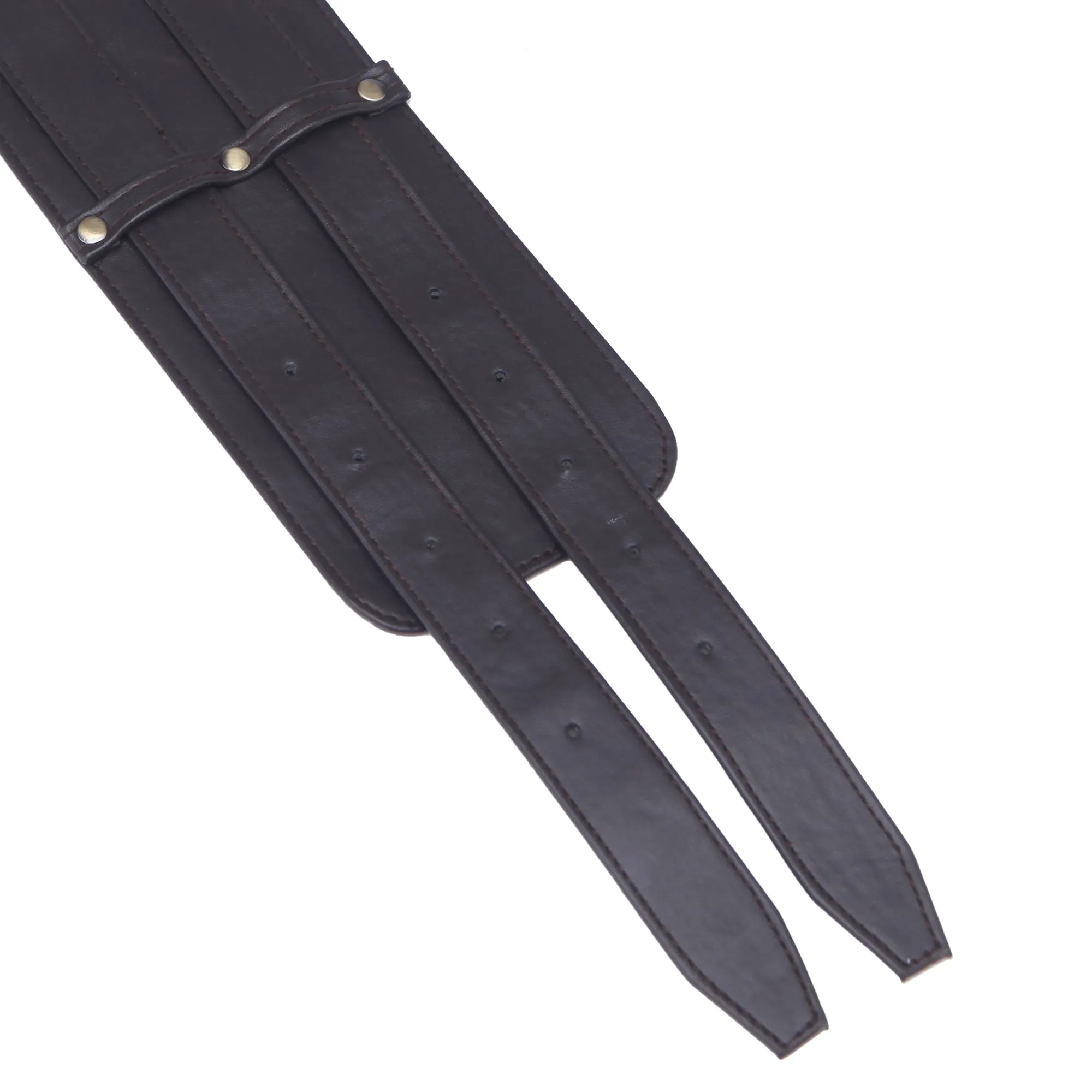 Black Dual buckle waist belt