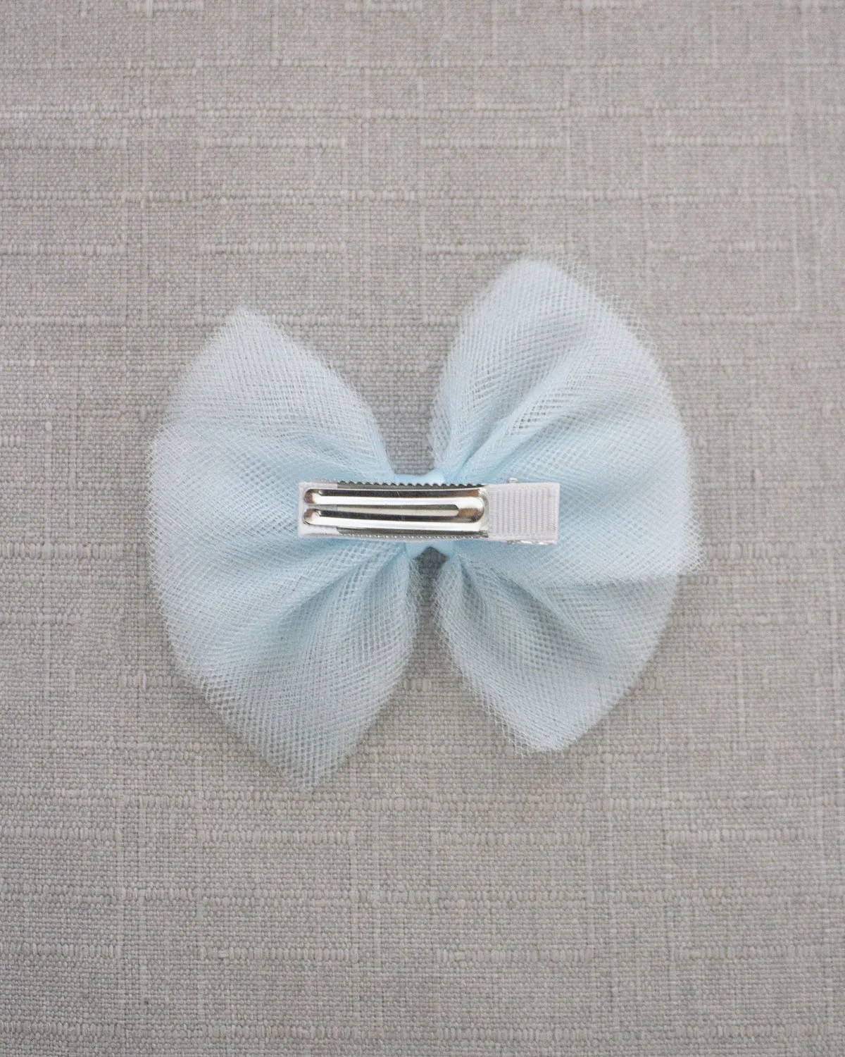 Butterfly Tulle Bow Hair Clips or Shoe Clips - Pink, Blue