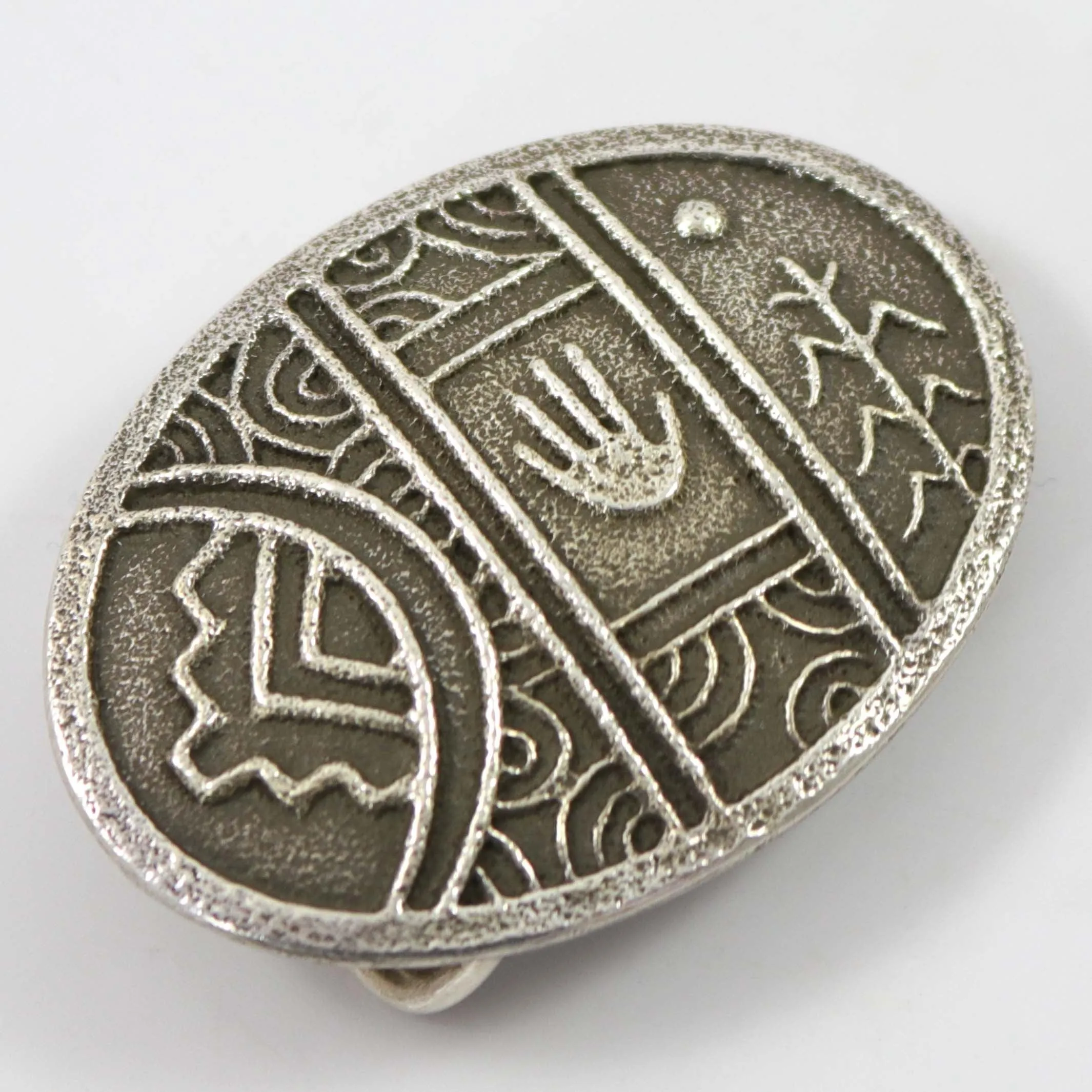 Cast Silver Buckle