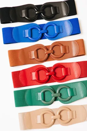 Classic Double Linked Enamel Elastic Belt (S-3XL)