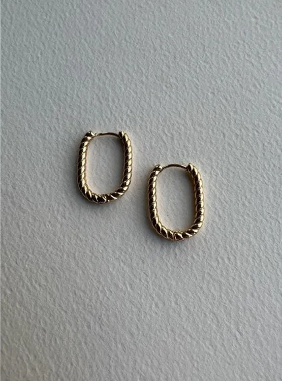 Classic Hoop Earring | Rope