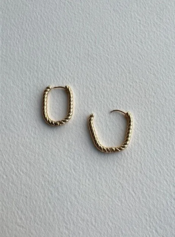 Classic Hoop Earring | Rope