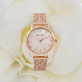 Copenhagen All Rose Gold Mesh Strap Watch