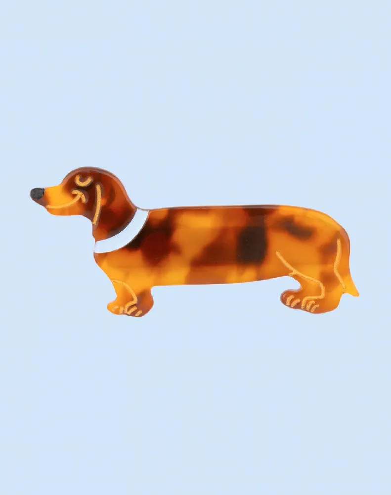 CUTE DACHSHUND HAIR CLIP