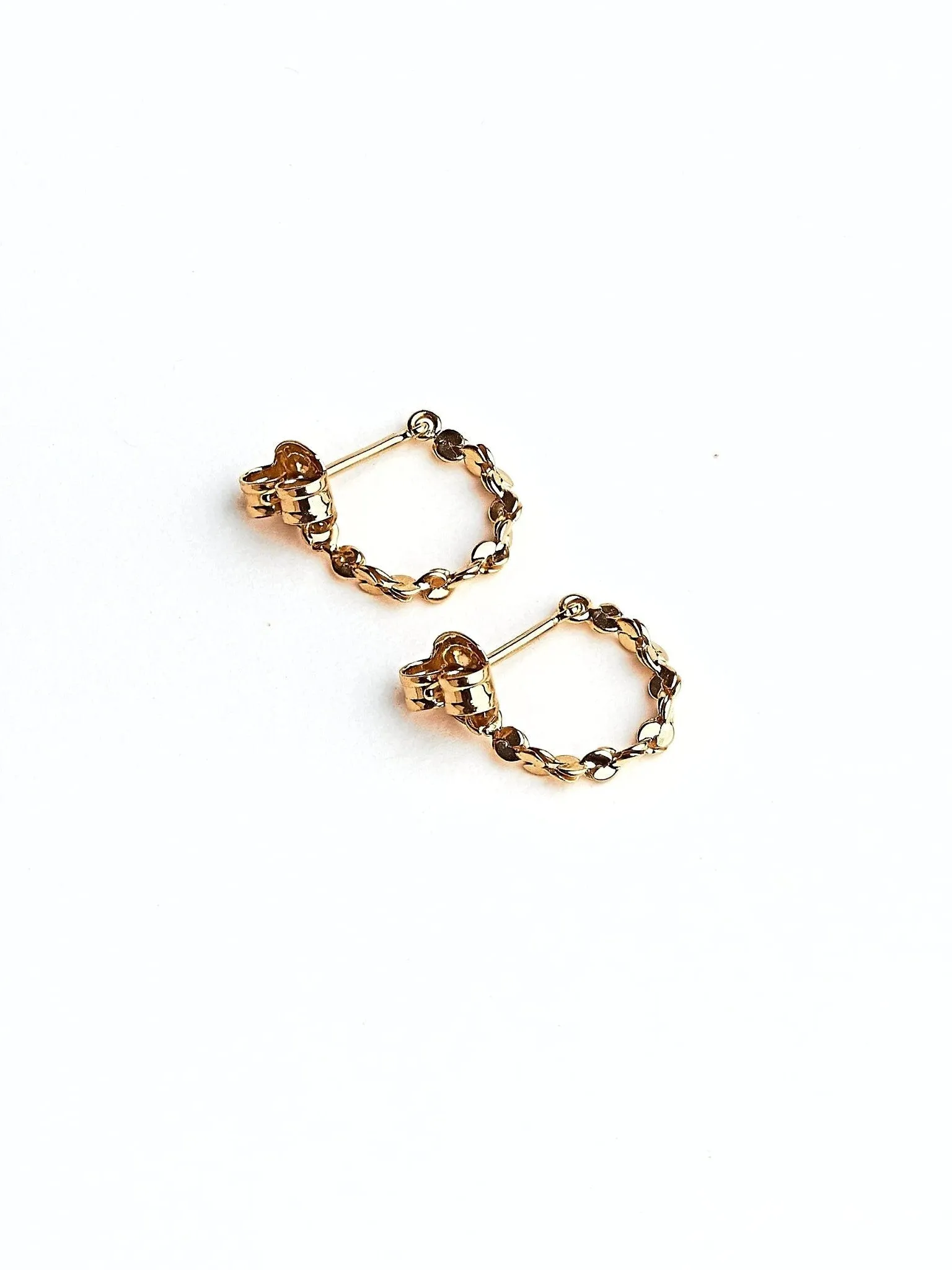 Dafang Chain Earrings with Backs