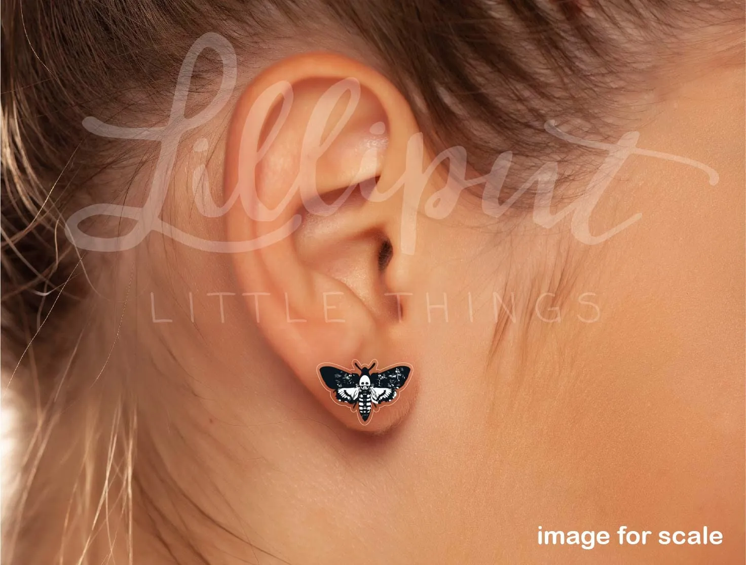 Death Head Moth Earrings