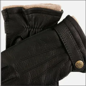 Dents Gloucester Handsewn Cashmere Lined Deerskin Leather Gloves.