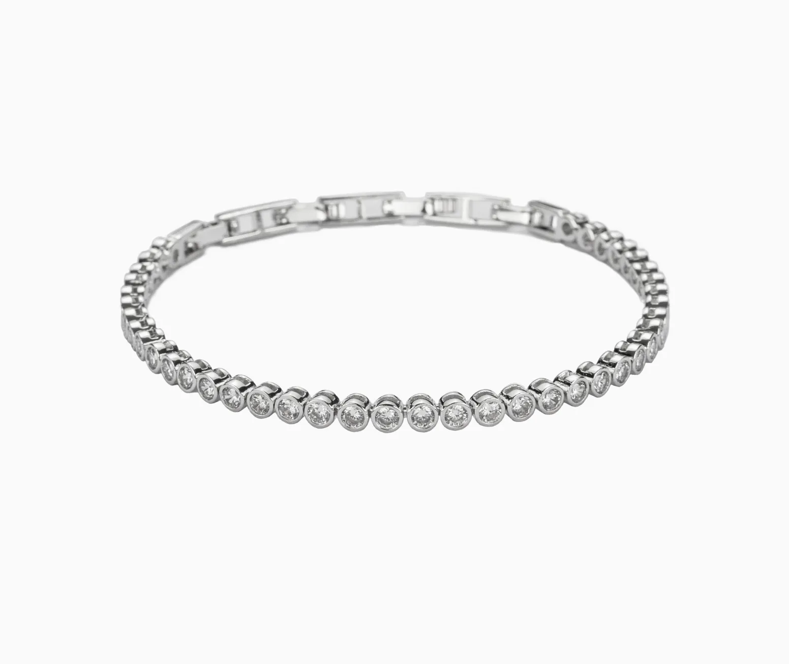 Diamond Tennis Bracelet in Silver