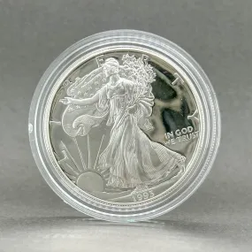 Estate 0.999 Fine Silver 1993-P American Eagle Dollar Coin