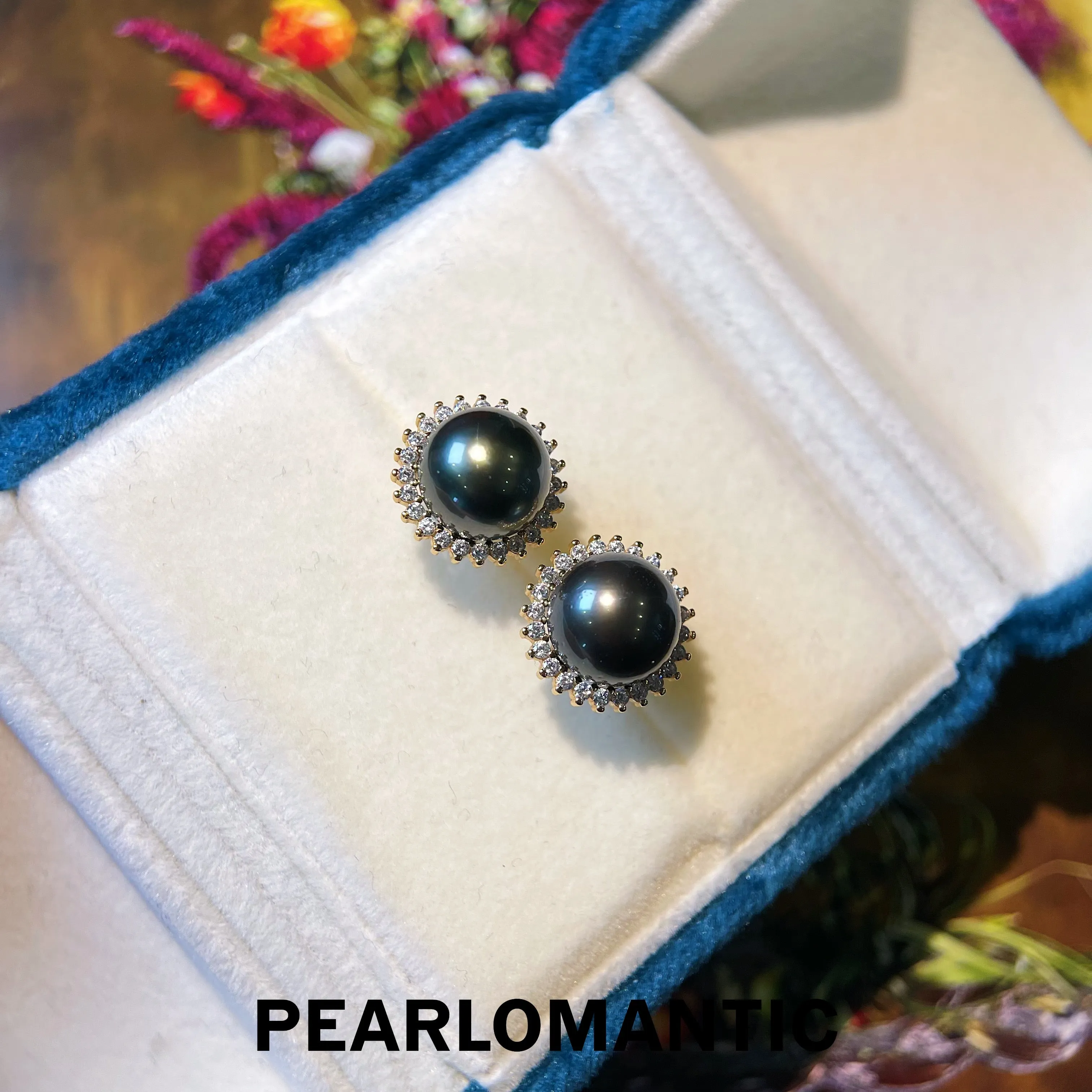 [Fine Jewelry] Tahitian Black Pearl Earrings & Pendants & Rings Jewelry Sets