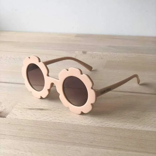 Flower Sunglasses - Beige (only 4 pairs left)