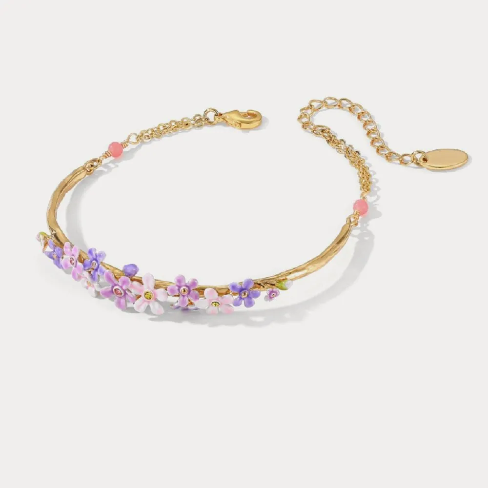 Forget-Me-Not Flowers Bracelet