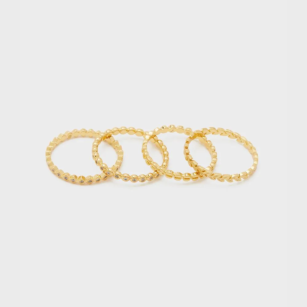 Gorjana Mini Stackable Ring Set of 4