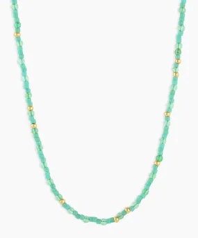 Gorjana Poppy Gem Necklace - Aventurine