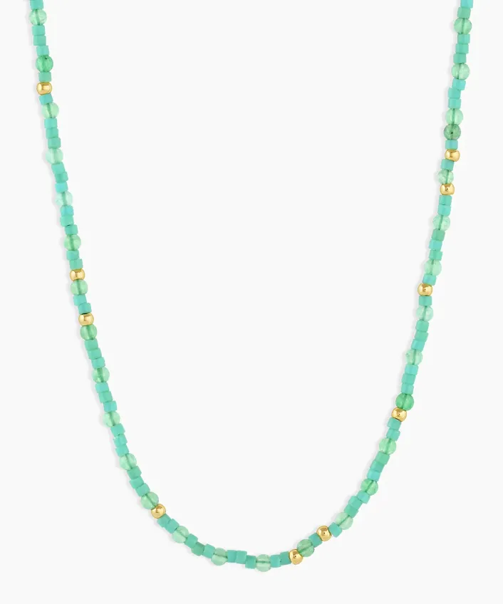 Gorjana Poppy Gem Necklace - Aventurine