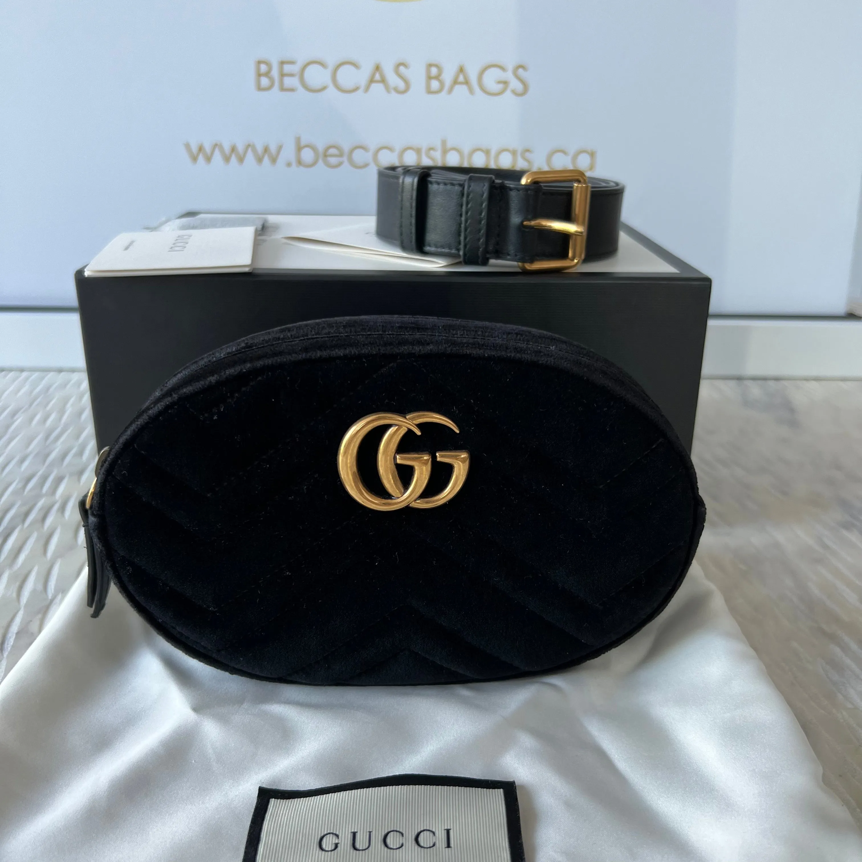 GUCCI GG Marmont Belt Bag