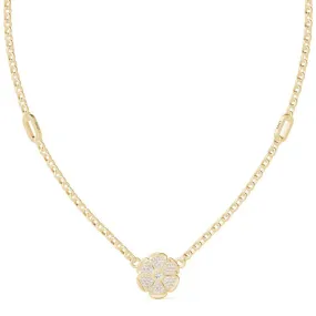 Haven Sparkling & Powerful Pavé Daisy Necklace