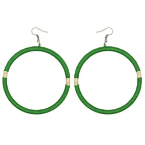 Hoop Embroidery Earrings 03