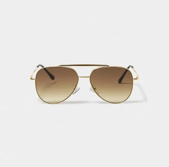 Katie Loxton Bali Sunglasses in Gold Metal