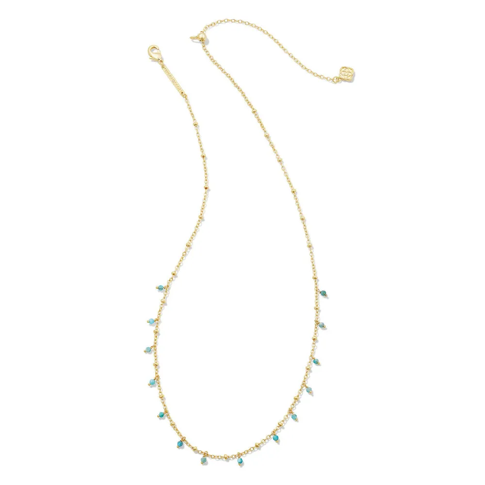 Kendra Scott Camry Beaded Gold Strand Necklace