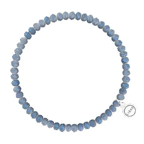 Lizas Knoxville 4mm Crystal Bracelet Denim Blue