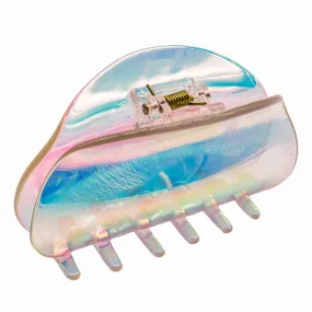 Medium Iridescent Hair Claw Clip - Iridescent