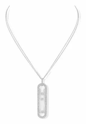 Messika Move 10th Anniversary Long 18KWG Diamond Necklace