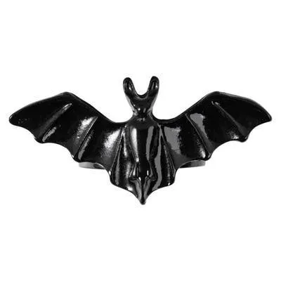 Midnight Bat Adjustable Ring