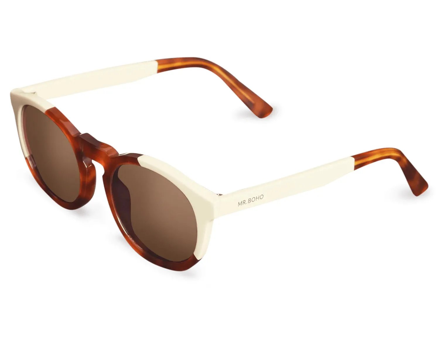 MR. BOHO JORDAAN SUNGLASSES - CREAME LEO TORTOISE