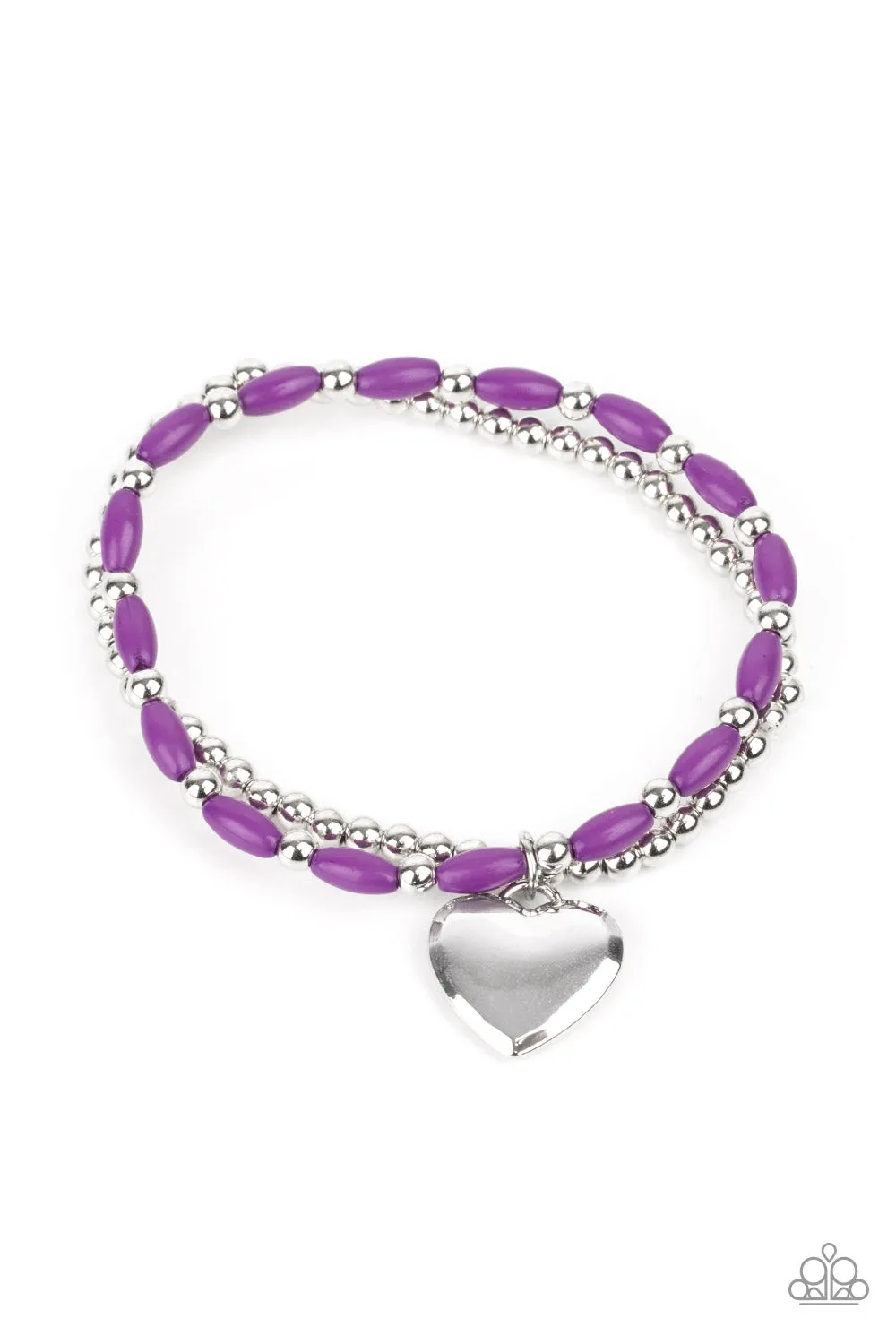 Paparazzi Accessories - Candy Gram - Purple Bracelet