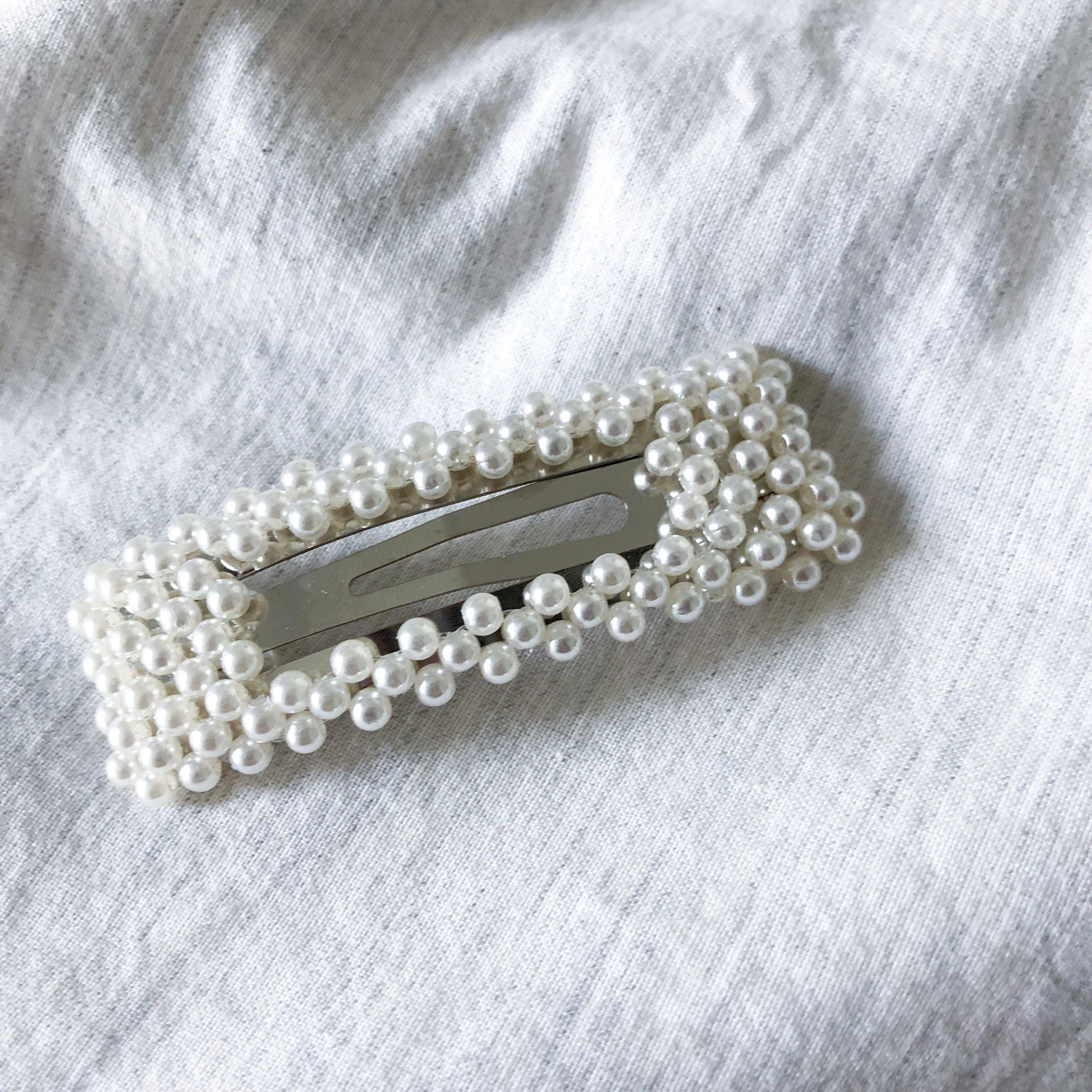 Pearl Snap Barrette Duo - LAST CHANCE / FINAL SALE