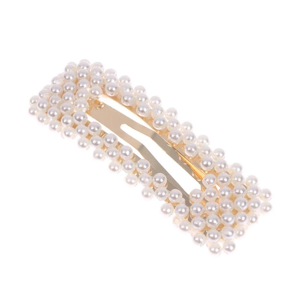 Pearl Snap Barrette Duo - LAST CHANCE / FINAL SALE