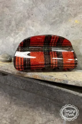 Plaid it up hair clip