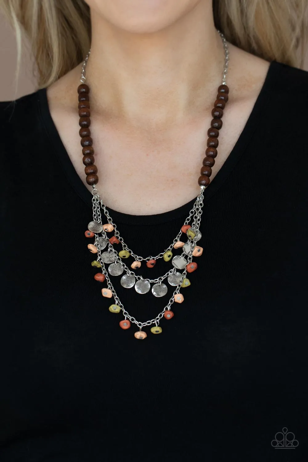 Plains Paradise - Multi Paparazzi Necklace