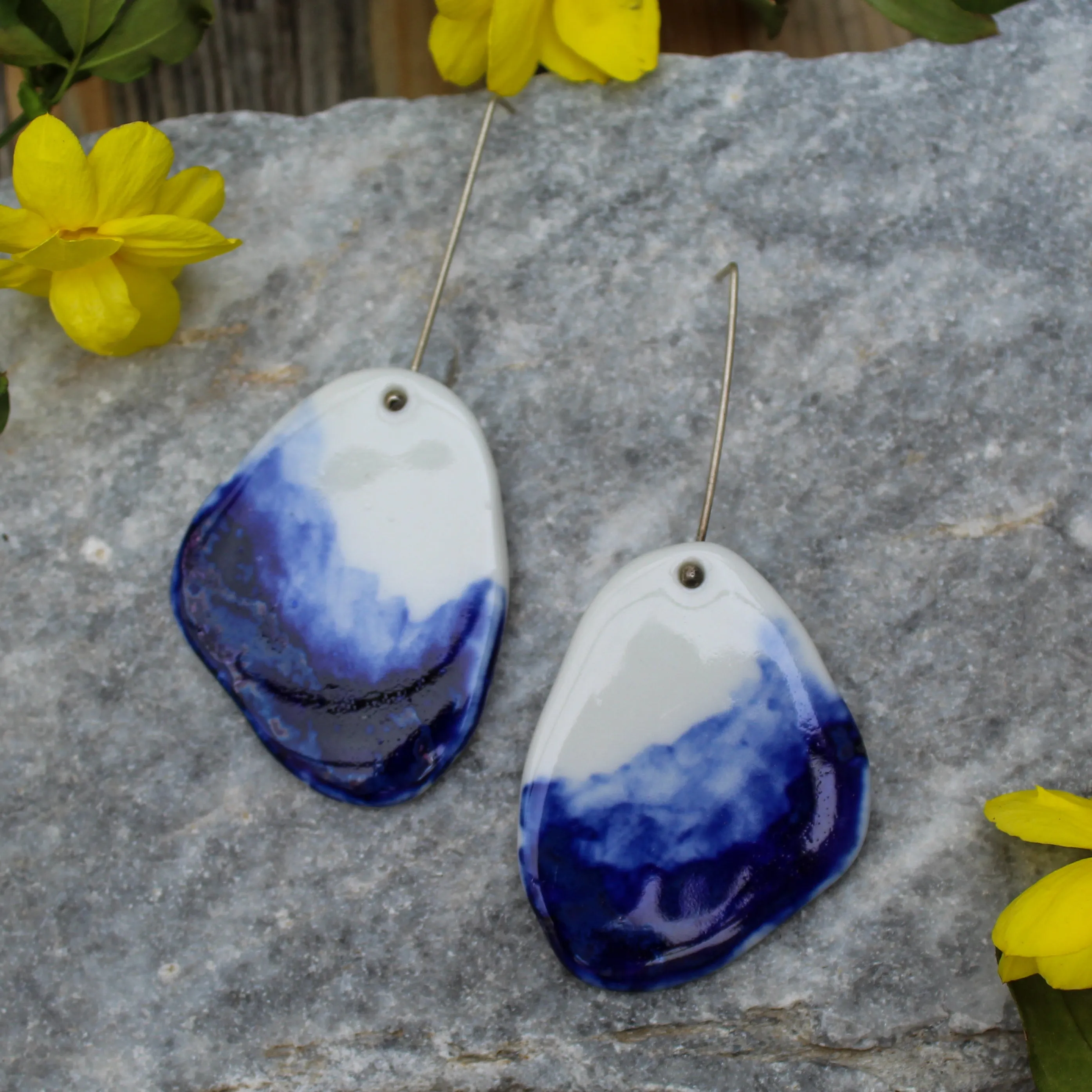 Porcelain Long Earrings