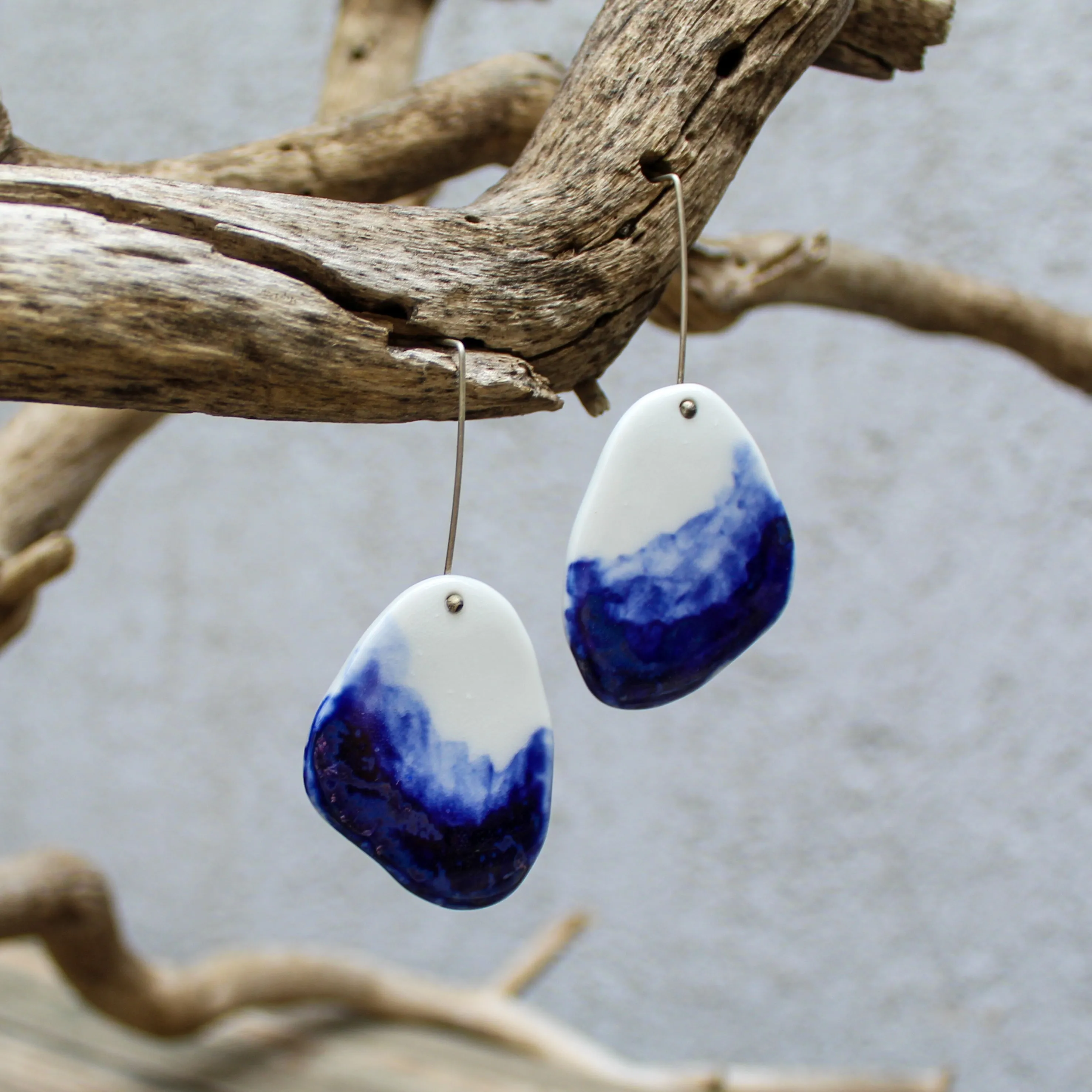 Porcelain Long Earrings