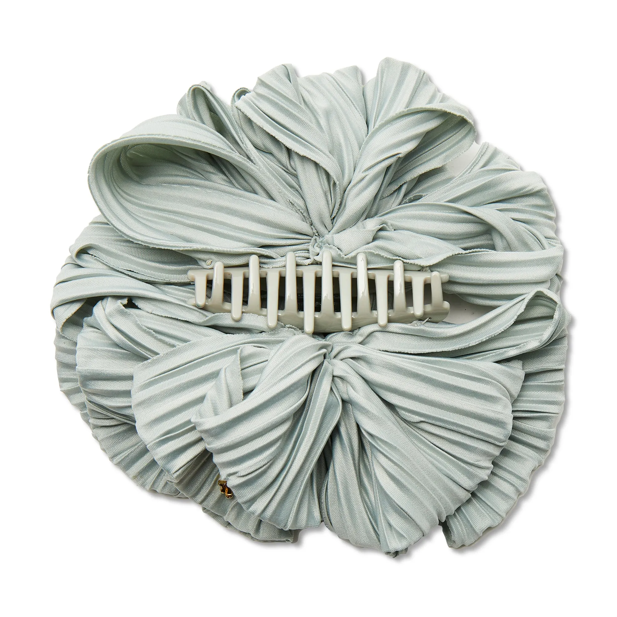 POWDER BLUE RITA RIBBON CLAW CLIP