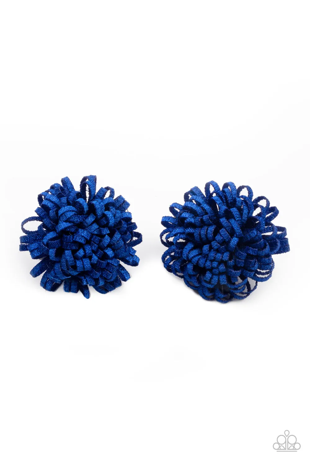 Pretty in Posy - Blue Paparazzi Hair Accessory